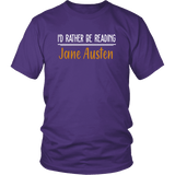 "I'd Rather Be reading JA" Unisex T-Shirt - Gifts For Reading Addicts