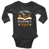"All I Want For Christmas"Long Sleeve Baby Bodysuit - Gifts For Reading Addicts