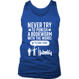 "Punish A Bookworm" Men's Tank Top - Gifts For Reading Addicts