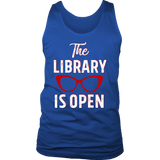 Rupaul"The Library Is Open" Men's Tank Top - Gifts For Reading Addicts