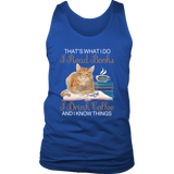 "I Read Books,I Drink Coffee" Men's Tank Top - Gifts For Reading Addicts