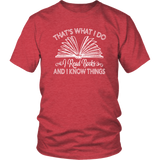 "I Read Books" Unisex T-Shirt - Gifts For Reading Addicts