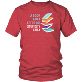 "A Book A Day" Unisex T-Shirt - Gifts For Reading Addicts