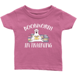 "Bookworm In Training"Infant T-shirt - Gifts For Reading Addicts