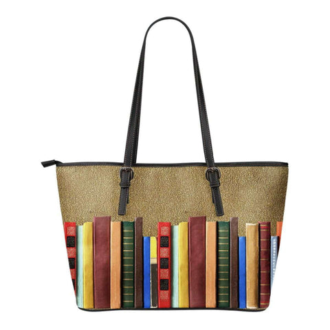 Book spine leather tote bag - Gifts For Reading Addicts