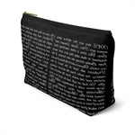 The Lion The Witch And The Wardrobe Book Page Accessory Pouch for book lovers - Gifts For Reading Addicts