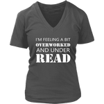 "Under Read" V-neck Tshirt - Gifts For Reading Addicts