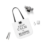 Keep Calm I'm Reading Canvas Tote Bag - Vintage style - Gifts For Reading Addicts