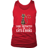 "Cats and books" Men's Tank Top - Gifts For Reading Addicts