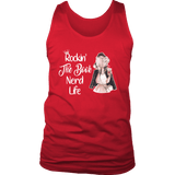 "The Book Nerd Life" Men's Tank Top - Gifts For Reading Addicts