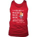 "My heart my life" Men's Tank Top - Gifts For Reading Addicts