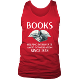 "Books" Men's Tank Top - Gifts For Reading Addicts