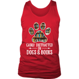 "Dogs and books" Men's Tank Top - Gifts For Reading Addicts