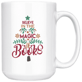 "The magic of books"15oz white mug - Gifts For Reading Addicts