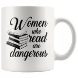 "Women who read"11oz white mug - Gifts For Reading Addicts