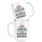 "I love you"15oz white mug - Gifts For Reading Addicts