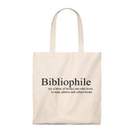 Bibliophile Canvas Tote Bag - Vintage style - Gifts For Reading Addicts