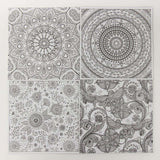 24 Pages Mandalas Flower Coloring Book For Adult and kids - Gifts For Reading Addicts