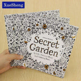 24 Pages Secret Garden English Edition Coloring Book For Adult & Children - Gifts For Reading Addicts
