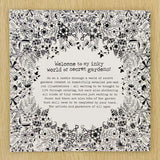 24 Pages Secret Garden English Edition Coloring Book For Adult & Children - Gifts For Reading Addicts