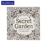 24 Pages Secret Garden English Edition Coloring Book For Adult & Children - Gifts For Reading Addicts