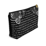 The Night Circus Book Page Accessory Pouch for book lovers - Gifts For Reading Addicts