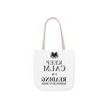 Keep Calm I'm Reading Canvas Tote Bag - Vintage style - Gifts For Reading Addicts