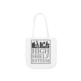 High Shelf Esteem Canvas Tote Bag - Vintage style - Gifts For Reading Addicts