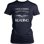 "Sleeping disorder" Women's Fitted T-shirt - Gifts For Reading Addicts