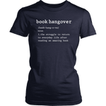 "Book hangover" Women's Fitted T-shirt - Gifts For Reading Addicts