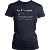 "Book hangover" Women's Fitted T-shirt - Gifts For Reading Addicts