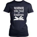 "Women who read" Women's Fitted T-shirt - Gifts For Reading Addicts