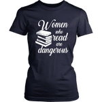 "Women who read" Women's Fitted T-shirt - Gifts For Reading Addicts