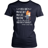 "My heart my life" Women's Fitted T-shirt - Gifts For Reading Addicts