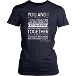 "You and i" Women's Fitted T-shirt - Gifts For Reading Addicts