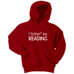 "I otter be reading"YOUTH HOODIE - Gifts For Reading Addicts