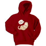 "I otter be reading" YOUTH HOODIE - Gifts For Reading Addicts