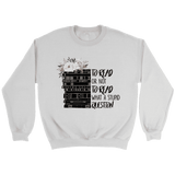 "To read or not to read" Sweatshirt - Gifts For Reading Addicts