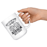 "Just Let Me Read"15oz White Mug - Gifts For Reading Addicts