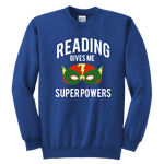 "Reading gives me"YOUTH CREWNECK SWEATSHIRT - Gifts For Reading Addicts