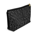 The Lion The Witch And The Wardrobe Book Page Accessory Pouch for book lovers - Gifts For Reading Addicts