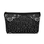 The Night Circus Book Page Accessory Pouch for book lovers - Gifts For Reading Addicts