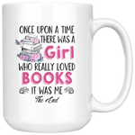 "Once Upon A Time"15oz White Mug - Gifts For Reading Addicts