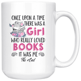 "Once Upon A Time"15oz White Mug - Gifts For Reading Addicts