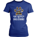 "Dogs and books" Women's Tank Top - Gifts For Reading Addicts