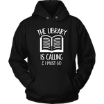 "The library" Hoodie - Gifts For Reading Addicts