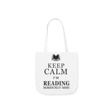 Keep Calm I'm Reading Canvas Tote Bag - Vintage style - Gifts For Reading Addicts