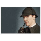 Sherlock Holmes Canvas Art Piece - Gifts For Reading Addicts