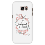 want to read floral phone case white - Gifts For Reading Addicts