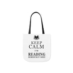 Keep Calm I'm Reading Canvas Tote Bag - Vintage style - Gifts For Reading Addicts